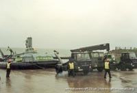 BH7 being moved to The Hovercraft Museum